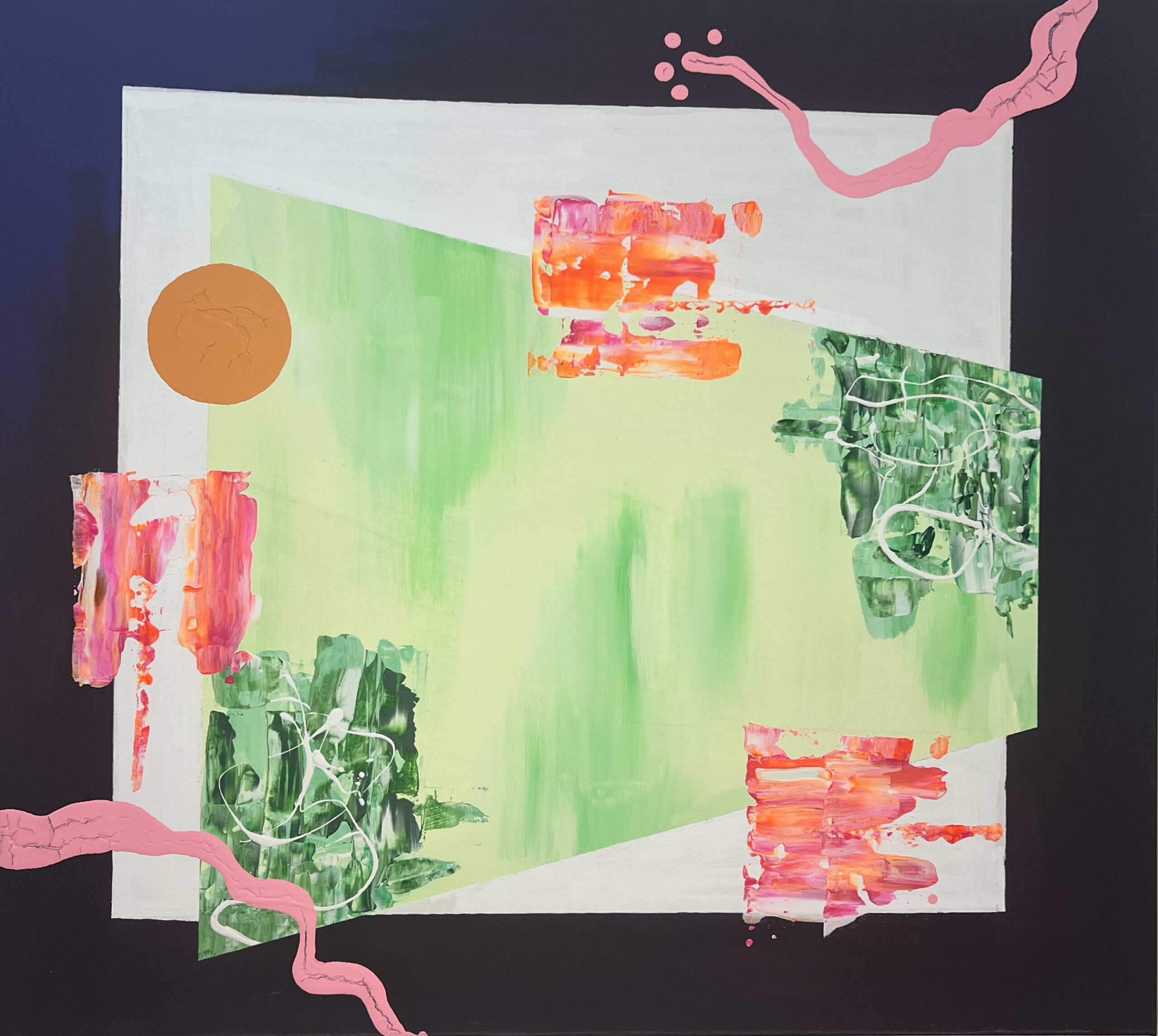 Titel, 100cmx150cm, Acryl auf Leinwand