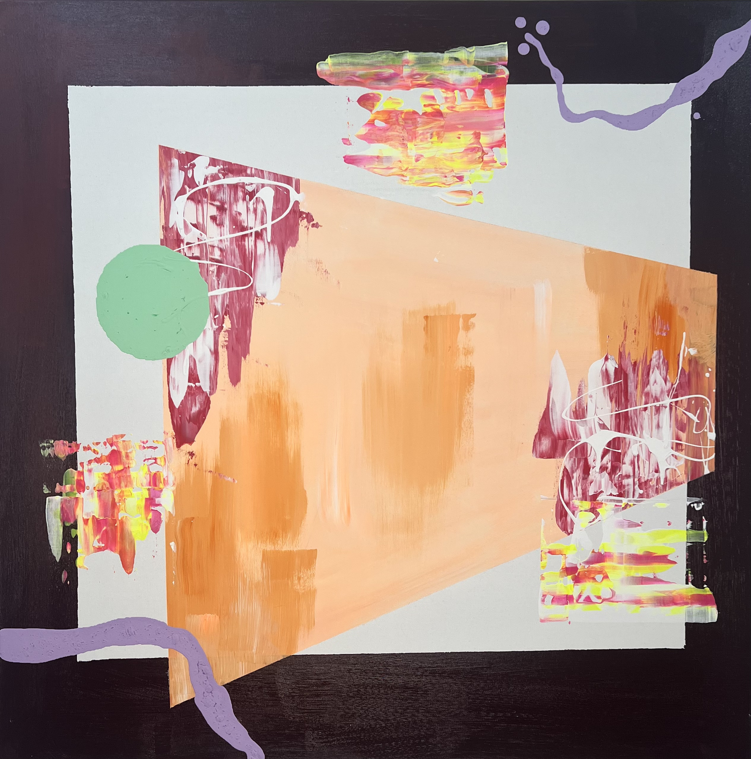 Titel, 100cmx150cm, Acryl auf Leinwand