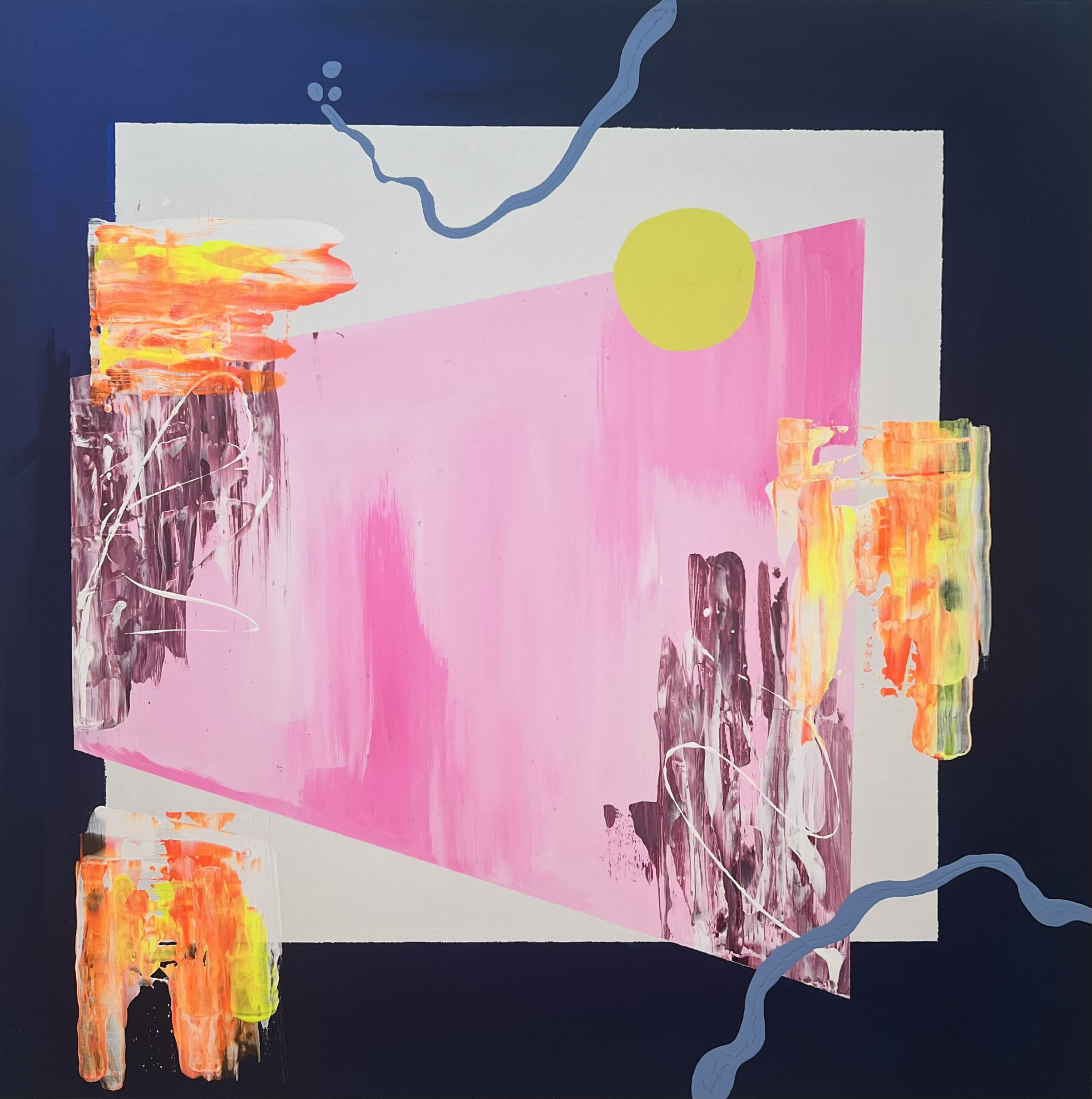 Titel, 100cmx150cm, Acryl auf Leinwand